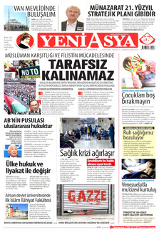 YENİ ASYA 3 Temmuz 2026 gazete manşeti