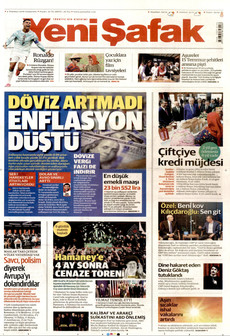 YENİ ŞAFAK 4 Temmuz 2026 gazete manşeti