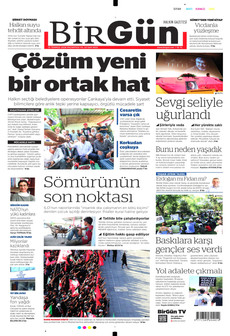 BİRGÜN 13 Temmuz 2026 gazete manşeti