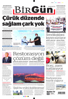 BİRGÜN 16 Temmuz 2026 gazete manşeti