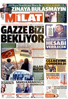 MİLAT 17 Temmuz 2026 gazete manşeti