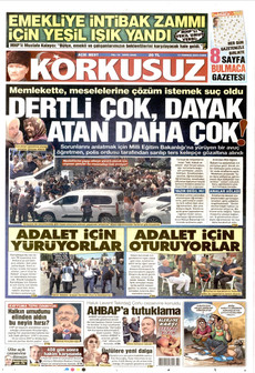 KORKUSUZ 17 Temmuz 2026 gazete manşeti