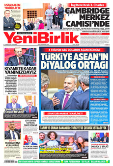 YENİBİRLİK 22 Temmuz 2026 gazete manşeti