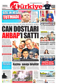 TÜRKİYE GAZETESİ 23 Temmuz 2026 gazete manşeti