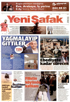 YENİ ŞAFAK 25 Temmuz 2026 gazete manşeti