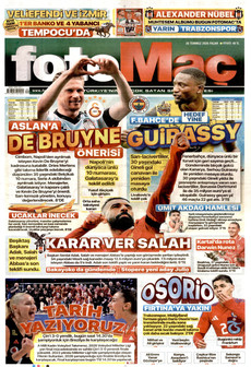 FOTOMAÇ 26 Temmuz 2026 gazete manşeti