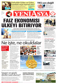 YENİ ASYA 28 Temmuz 2026 gazete manşeti