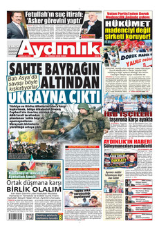 AYDINLIK GAZETESİ 31 Temmuz 2026 gazete manşeti