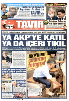 TAVIR GAZETESİ 31 Temmuz 2026 gazete manşeti