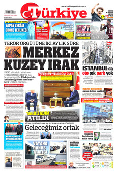 TÜRKİYE GAZETESİ 7 Ağustos 2026 gazete manşeti