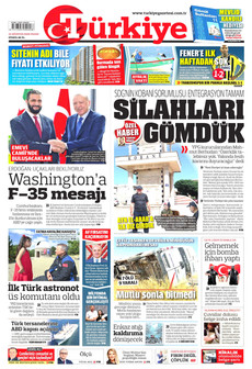 TÜRKİYE GAZETESİ 16 Ağustos 2026 gazete manşeti