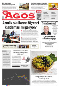 AGOS 14 Ağustos 2026 gazete manşeti