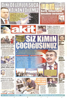YENİ AKİT 18 Ağustos 2026 Gazete Manşeti Küçük