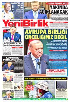 YENİBİRLİK 18 Ağustos 2026 Gazete Manşeti Küçük
