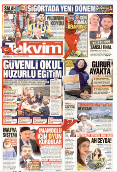 TAKVİM 20 Ağustos 2026 gazete manşeti