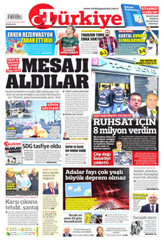 TÜRKİYE GAZETESİ 21 Ağustos 2026 gazete manşeti