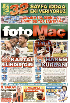 FOTOMAÇ 21 Ağustos 2026 gazete manşeti