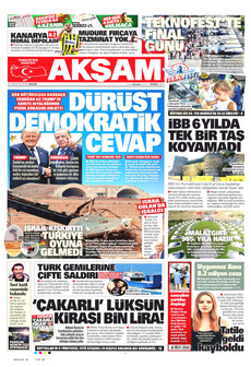 AKŞAM 23 Ağustos 2026 gazete manşeti