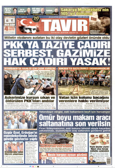 TAVIR GAZETESİ 23 Ağustos 2026 gazete manşeti