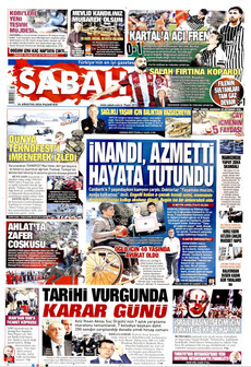 SABAH 24 Ağustos 2026 Gazete Manşeti Küçük
