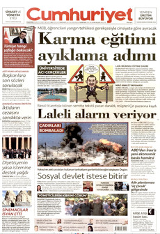 CUMHURİYET 24 Ağustos 2026 Gazete Manşeti Küçük
