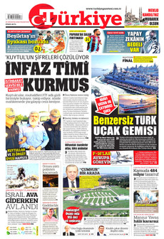 TÜRKİYE GAZETESİ 24 Ağustos 2026 Gazete Manşeti Küçük