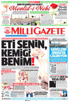 MİLLİ GAZETE 24 Ağustos 2026 Gazete Manşeti Küçük