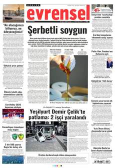 EVRENSEL 24 Ağustos 2026 Gazete Manşeti Küçük