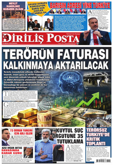 DİRİLİŞ POSTASI 24 Ağustos 2026 Gazete Manşeti Küçük