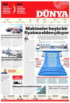 DÜNYA 24 Ağustos 2026 Gazete Manşeti Küçük