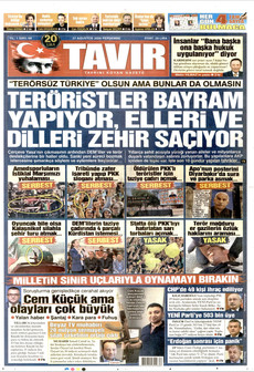 TAVIR GAZETESİ 27 Ağustos 2026 gazete manşeti