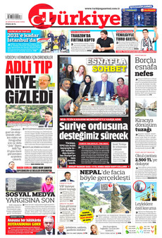 TÜRKİYE GAZETESİ 28 Ağustos 2026 Gazete Manşeti Küçük