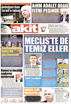 YENİ AKİT 28 Ağustos 2026 Gazete Manşeti Küçük