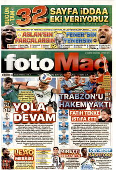 FOTOMAÇ 28 Ağustos 2026 Gazete Manşeti Küçük