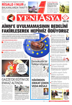 YENİ ASYA 28 Ağustos 2026 gazete manşeti