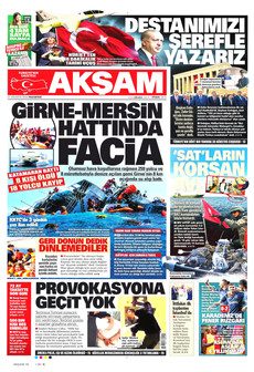 AKŞAM 31 Ağustos 2026 Gazete Manşeti Küçük