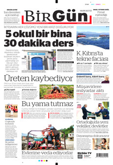 BİRGÜN 31 Ağustos 2026 Gazete Manşeti Küçük