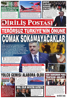 DİRİLİŞ POSTASI 31 Ağustos 2026 Gazete Manşeti Küçük