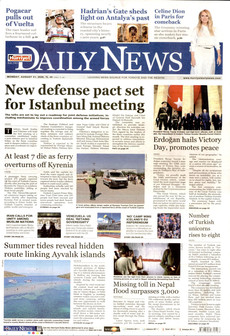 HÜRRİYET DAİLY NEWS 31 Ağustos 2026 Gazete Manşeti Küçük