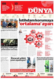 DÜNYA 2 Eylül 2026 gazete manşeti