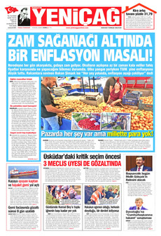 YENİÇAĞ 4 Eylül 2026 Gazete Manşeti Küçük