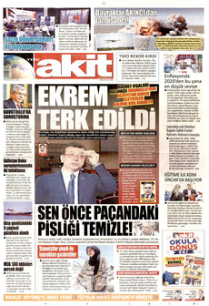 YENİ AKİT 4 Eylül 2026 gazete manşeti