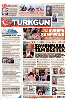 TÜRKGÜN 7 Eylül 2026 Gazete Manşeti Küçük