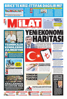 MİLAT 7 Eylül 2026 Gazete Manşeti Küçük