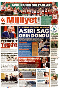 MİLLİYET 7 Eylül 2026 gazete manşeti