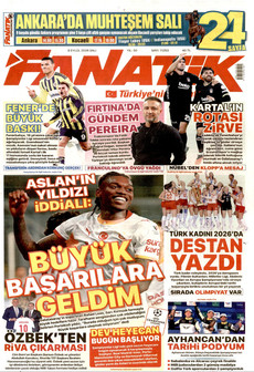 FANATİK 8 Eylül 2026 Gazete Manşeti Küçük