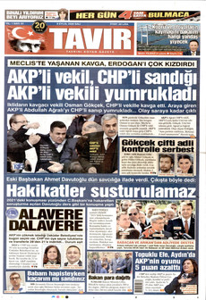 TAVIR GAZETESİ 8 Eylül 2026 gazete manşeti