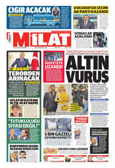 MİLAT 9 Eylül 2026 Gazete Manşeti Küçük