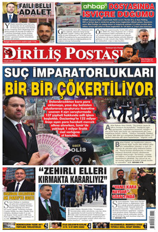 DİRİLİŞ POSTASI 9 Eylül 2026 gazete manşeti