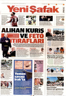 YENİ ŞAFAK 13 Eylül 2026 Gazete Manşeti Küçük